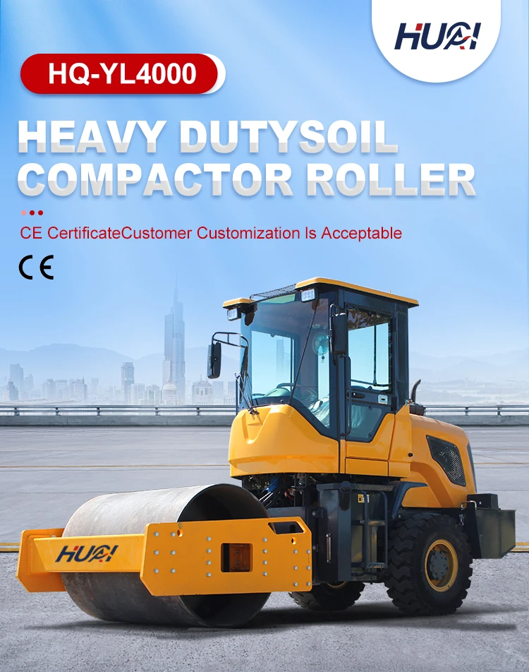 High Efficiency Asphalt Rollers Compactor - 4000kg Hydraulic Double ...