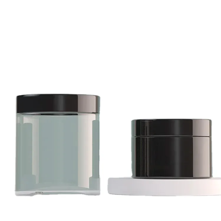 Cosmetic Packaging Cream Jars Various Sizes 30ml 50ml 100ml 120ml 200ml 250ml 500ml Clear Amber Black Skin Care False Eyelashes