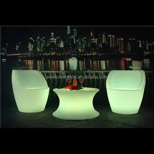 Modern Plastic Design Multicolor Glowing LED Bar Counter IP65 Waterproof Wireless Remote Control for Home Office Hotel Events