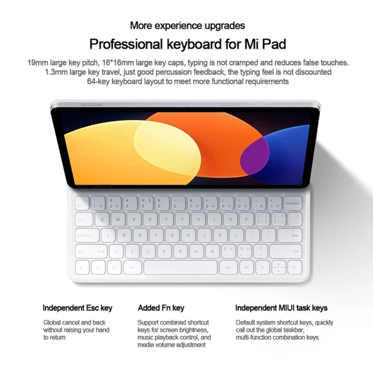 Xiaomi Pad 5 Pro 12.4 Keyboard - Magnetic & Leather Case