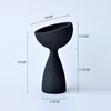 Black waist high 18cm