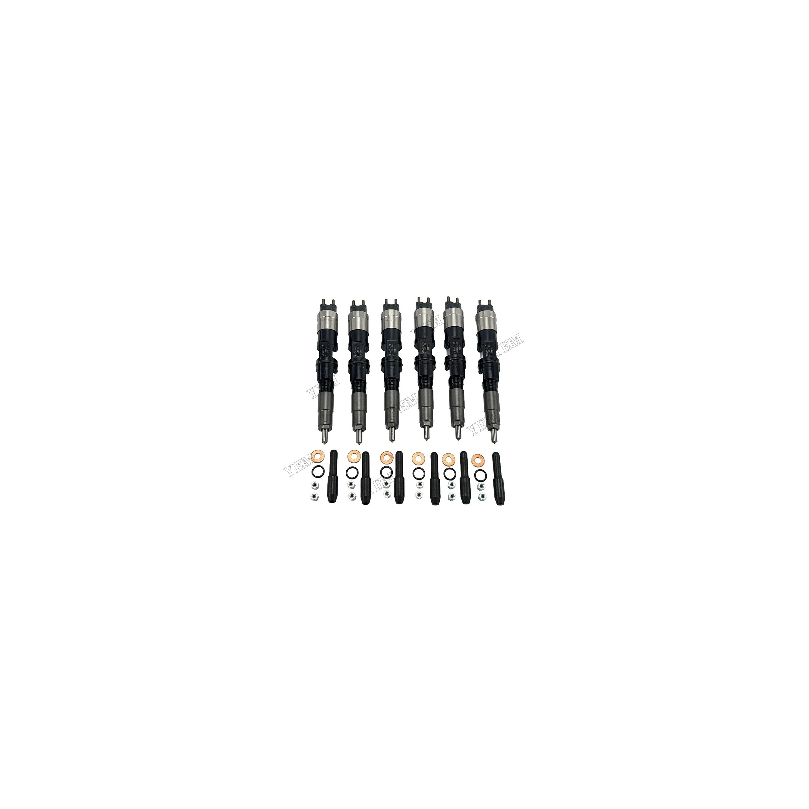 Compatible for John Deere 6068 Injector Assembly 095000-6490 RE529118 Replacement Engine Repair Kit