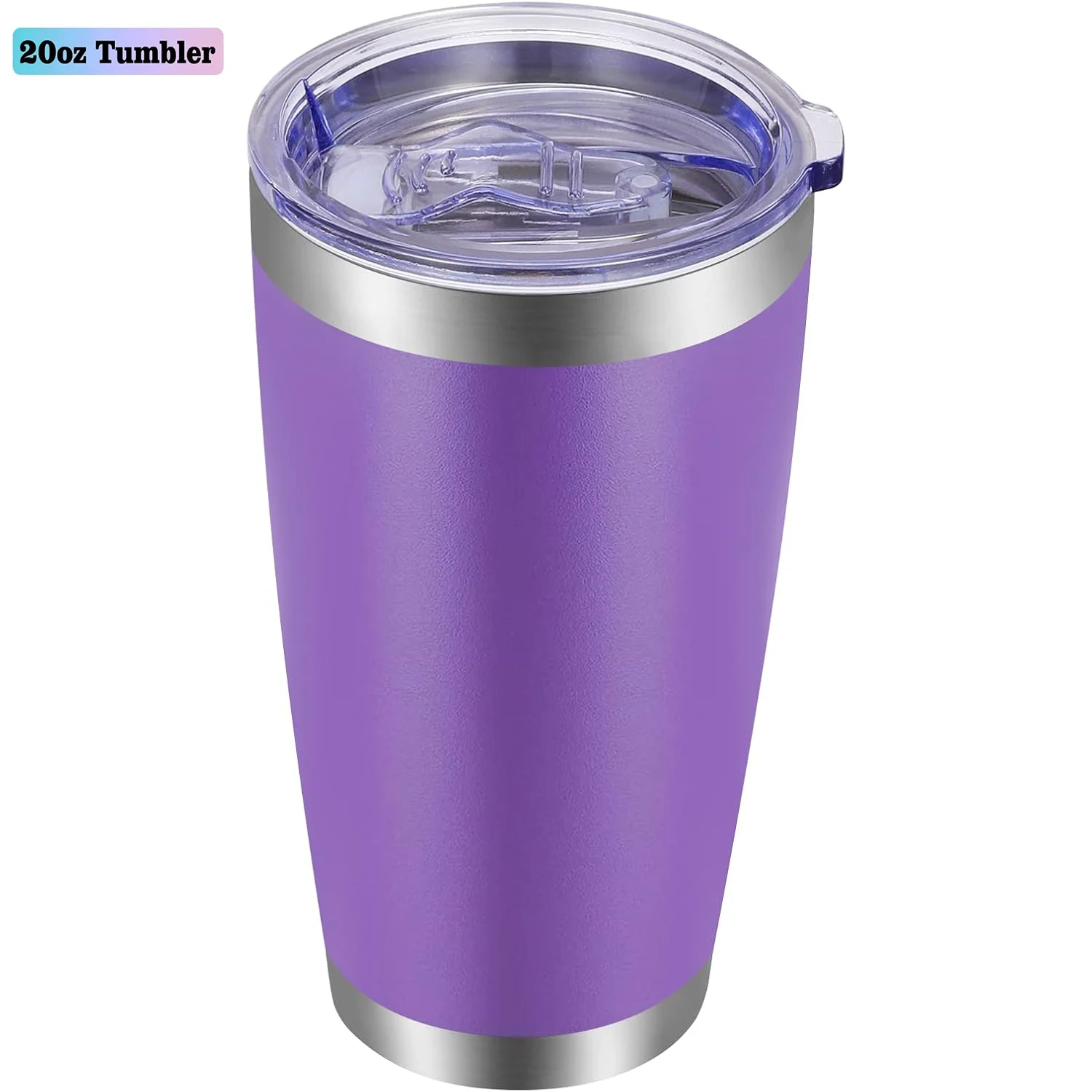 Eco Friendly Stainless Steel 20OZ Travel Coffee Mug Double Wall Insulated 6-12 Hours Thermal Insulation Lid Hand Grip Party Back with Custom Logo