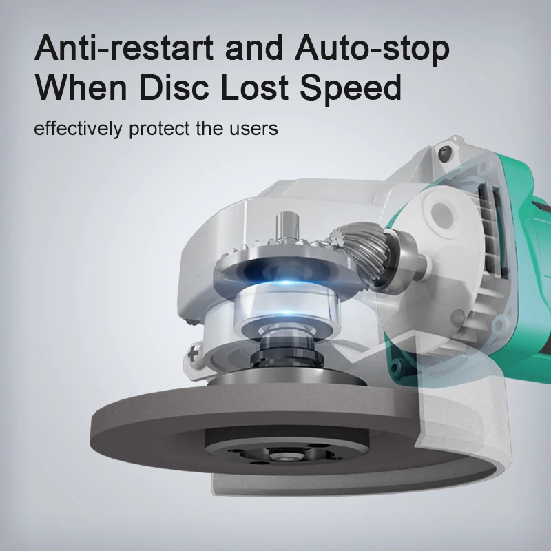 DCA Rechargeable Power Tools Cordless Angle Grinder With Brushless Motor
