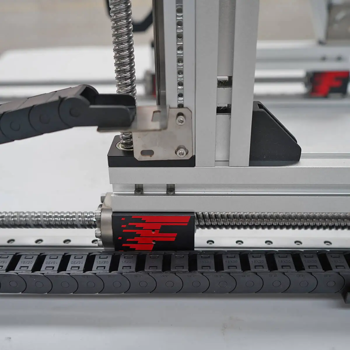 Double Z Axis Linear Table Ball Screw Gantry System Vertical Rail Guide