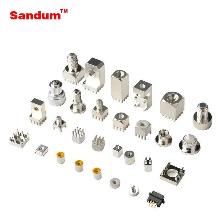 Helicopter High Current PCB Connector Power Terminal  Press Fit Multiple Pins Power Standoffs