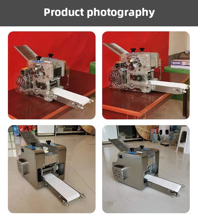 110v 220v Tabletop Wonton Samosa Ravioli Lumpia Skin Wrapper Maker ...
