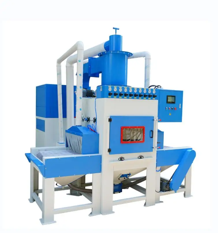 Pass Through Automatic Sandblaster Automated Sandblasting Machine for Long Parts