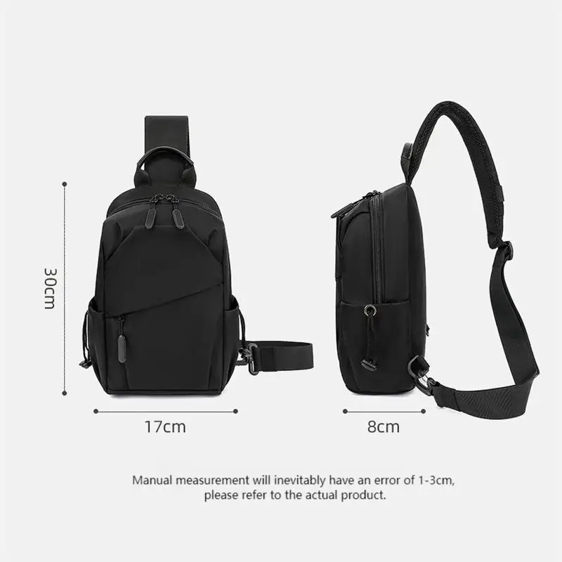 Chest Bag Texture Body Small Bag Sports Waist Bag Casual Shoulder Bag For Men Women Shoulder Bags Women Small Sling 𝐂rossbody Bag For Women (Black
