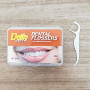 Daily Care Orthodontic Clean Accessory Dual Line Floss Pick Deep Clean Twin Line Interspace Picks Portable Case