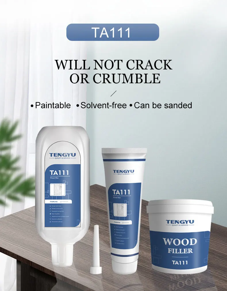 Premium Water Based Wood Repair Paste Fast Dry Wooden Furniture Gaps