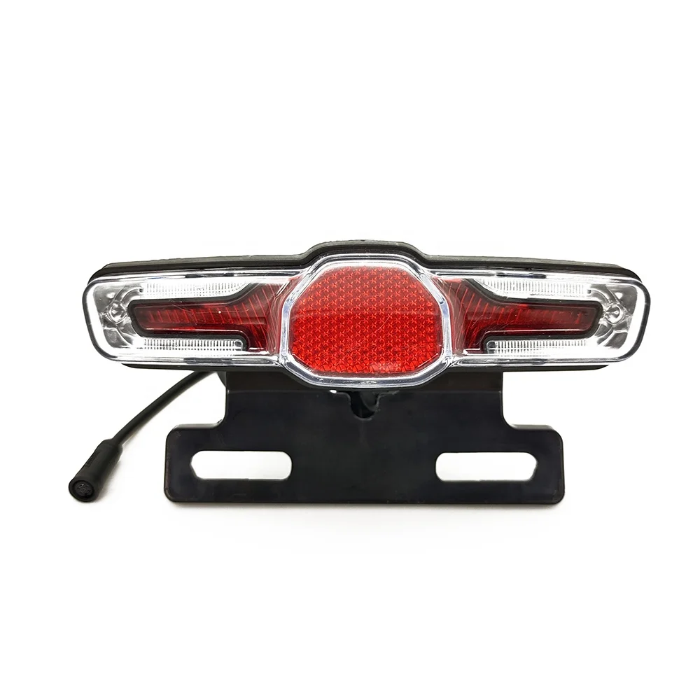 Kit éclairage Vélo électrique 24-48V – Phare + Feu Arrière + Stop + Klaxon