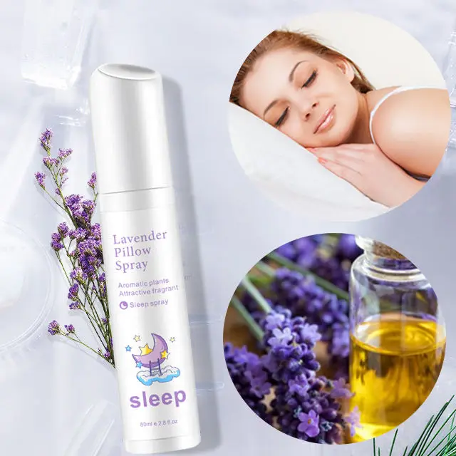 Private Label Insomnia Relaxing Natural Pillow Deep Lavender Gas