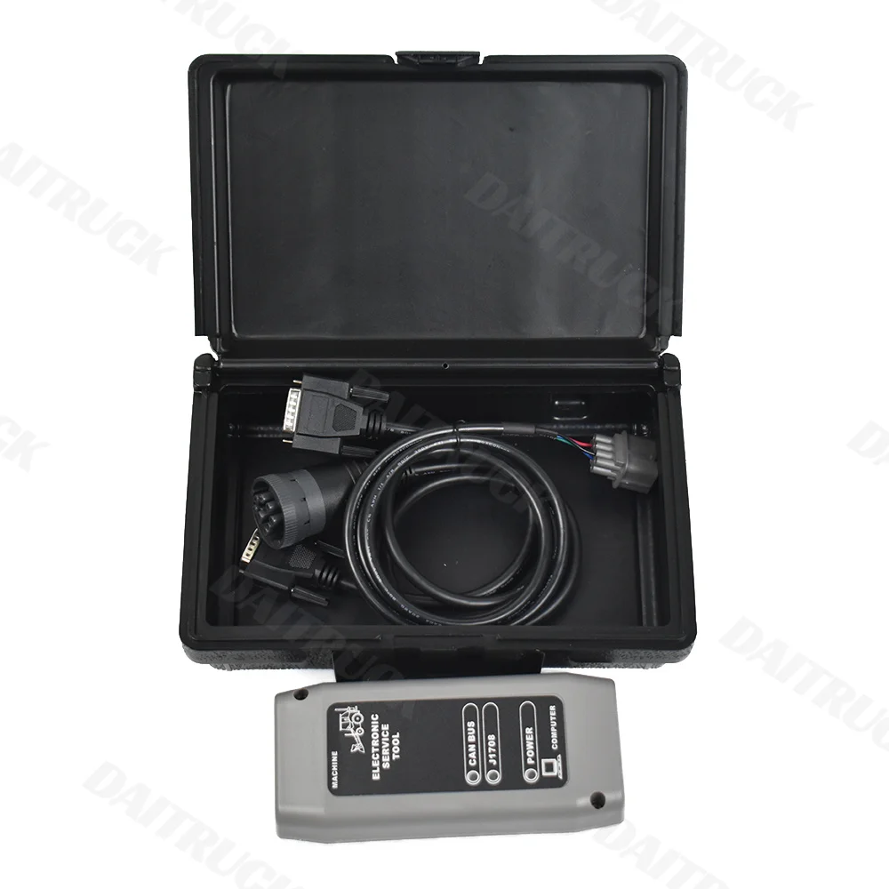 For JCB Electronic Service Tool Interface Wtih 9Pin and 6Pin Cable for JCB Machinery Auto Excavator Diagnosis Scanner