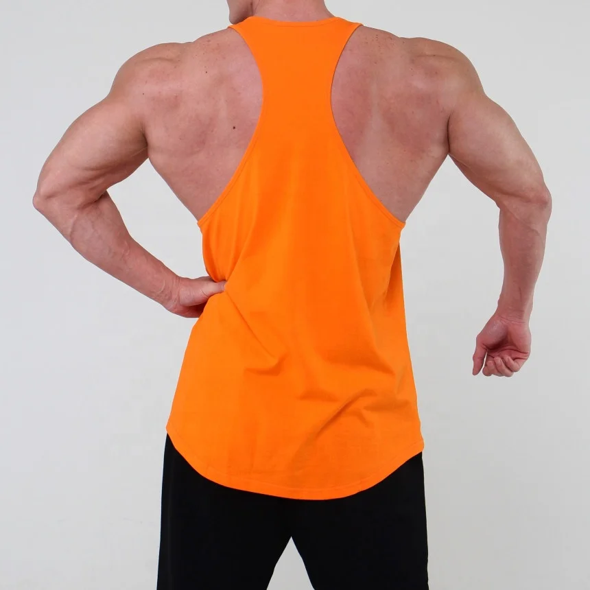 Fitness Running Muscle Workout Homme Tank Top Custom Logo Organic Cotton Blank Mens Bodybuilding 9455