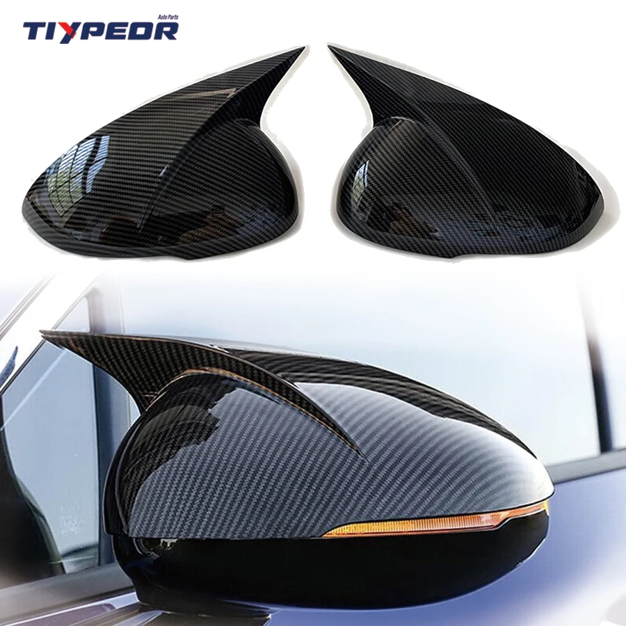 Car Carbon Fiber Rearview Mirror Cover Rear View Protect Frame Side Mirror Covers for Kia K5 2020 2021 2022 2023 Body Kits manufacture