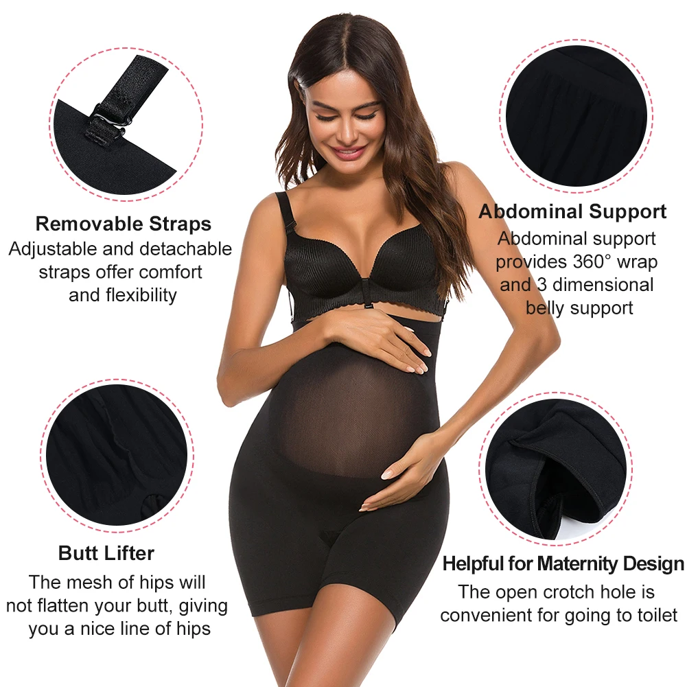 new high elasticity high waist maternity