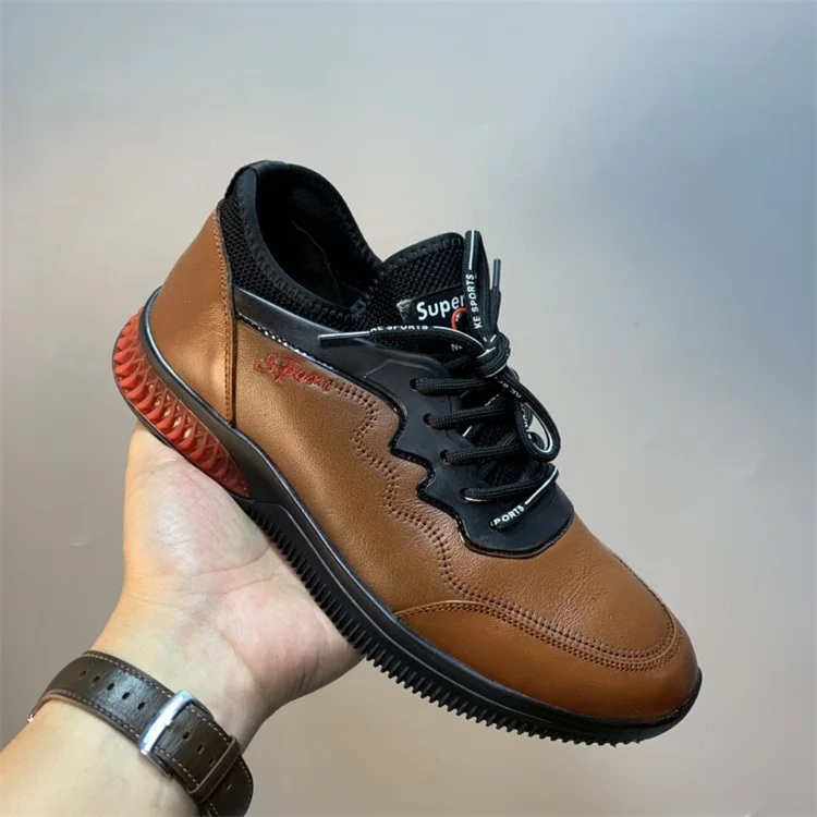 M5301 Used Shoes Factory Wholesale Leather Dress Shoes Warm For Men