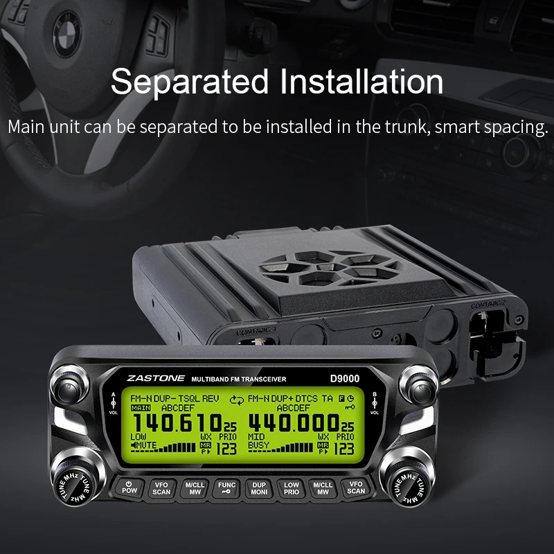 Zastone D Dual Band Car Mobile Radio W Amateur Radio Car Walkie Talkie Aviation Frequency