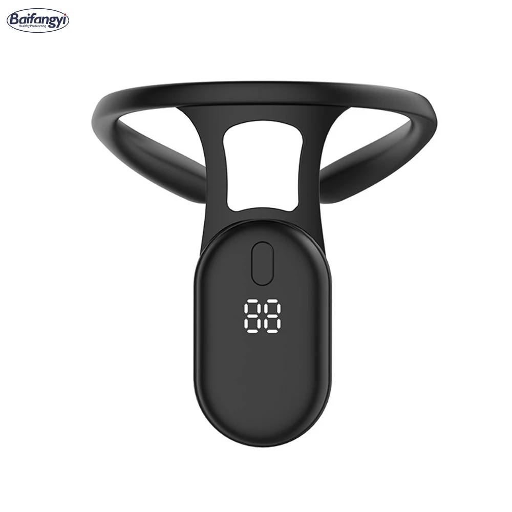 Корректор осанки для мужчин и женщин с вибрационным напоминанием детей висячий шейный дисплей