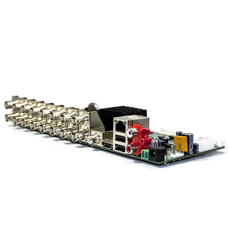 Factory 4CH 8CH 16CH Xmeye AHD 5mp-n DVR Motherboard 6in1 Hisilicon Nova Chip on VIF Cctv Dvr Video Recorder Pcb Board