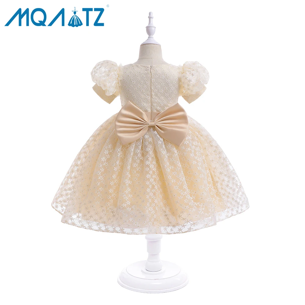 Mqatz Kids Party Dress Kids Wedding Dresses Flower Girls Birthday Dress
