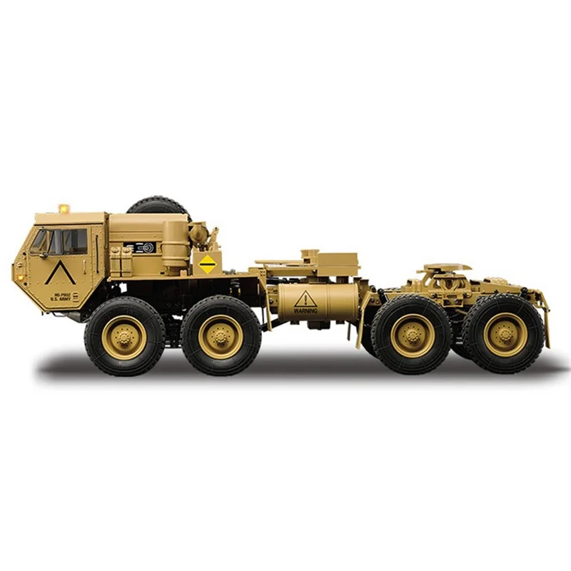 Khaki HG P802 PRO RC Car - 8X8 Military Truck 1/12 Scale