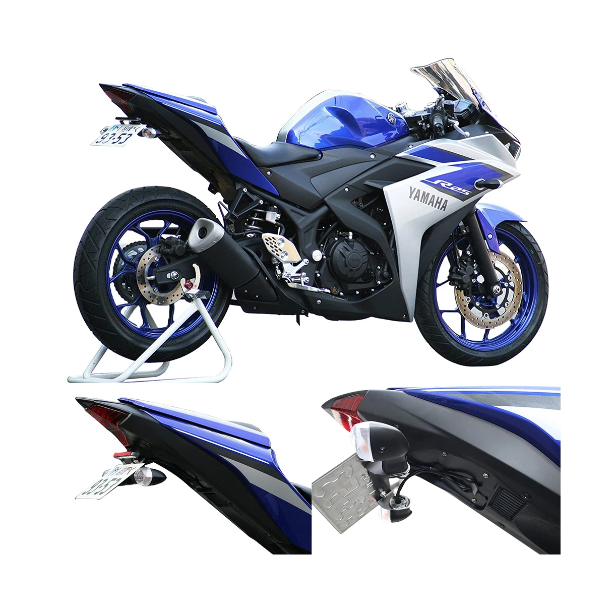 Customized high quality alloy rear over polyform fender for motorcycle