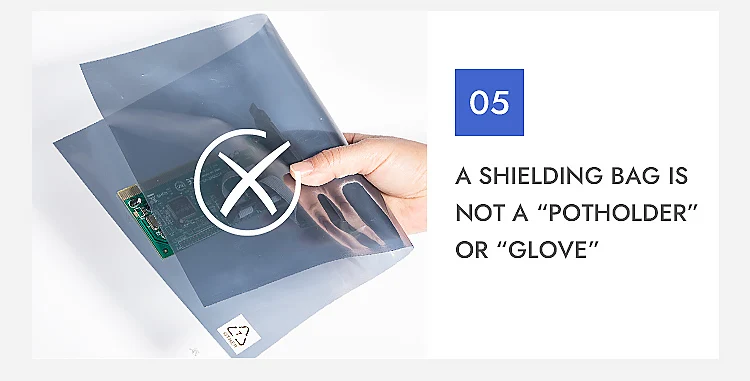 Plastic Mylar Antistatic Esd Shielding Bag/antistatic Pe Packing Bag ...