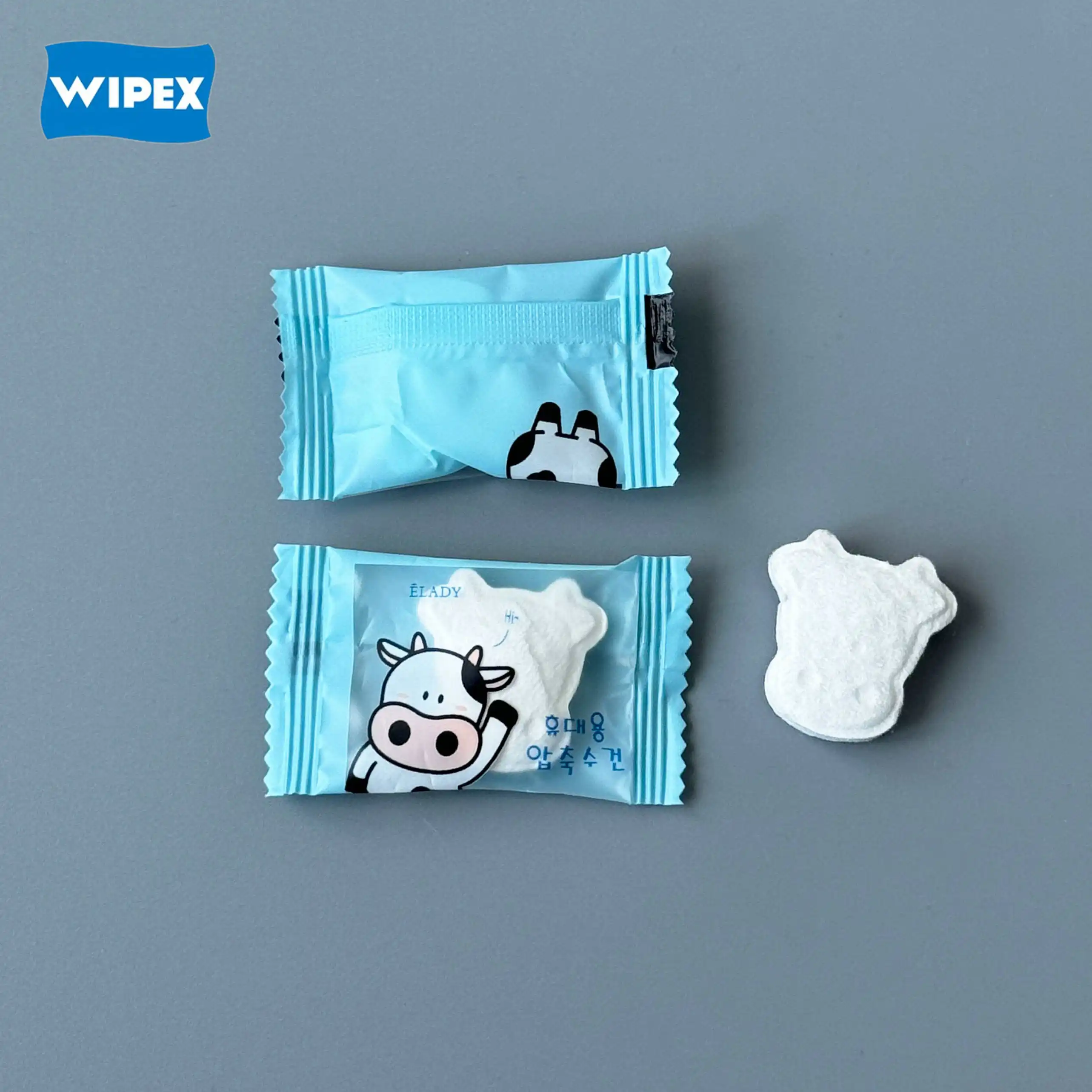 Wipex Factory Customized Vacuum Packed Compressed Towel Magic Disposable Mini Washcloth Compressed Face Cleaning Towels
