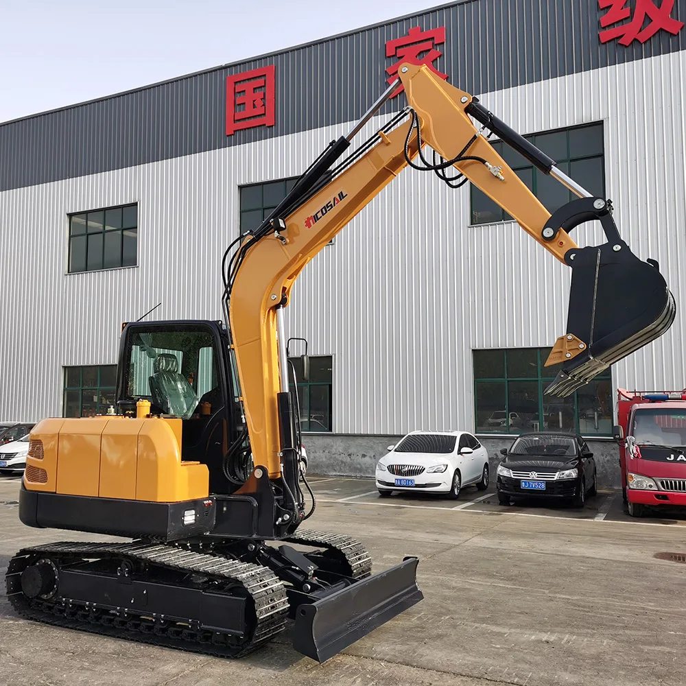 Free Shipping Simple Mini Excavator 5ton Micro Pelle Digger China Mini Excavator Sale