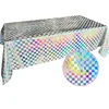 137*183cm Laser Holographic White
