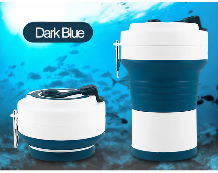 Silicone Collapsible Coffee Cup (550ml)