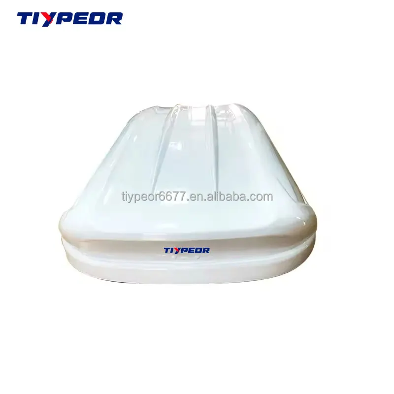 product high quality waterproof roof luggage bag storage top cargo box white 420l for universal car suv camptravel cargo carrier tiyepor889-8