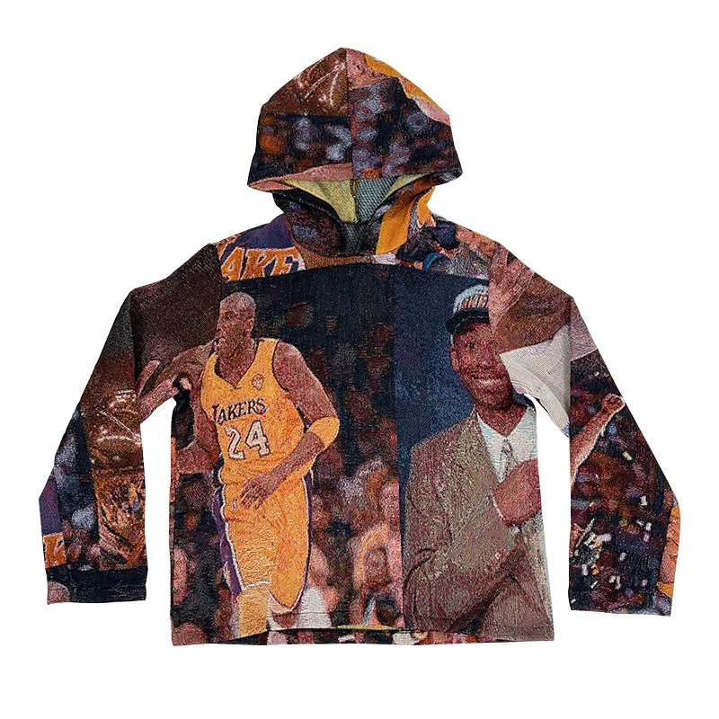 Изготовленный на заказ ГОБЕЛЕН Толстовка тканый завод-изготовитель Большие размеры мужские толстовки и