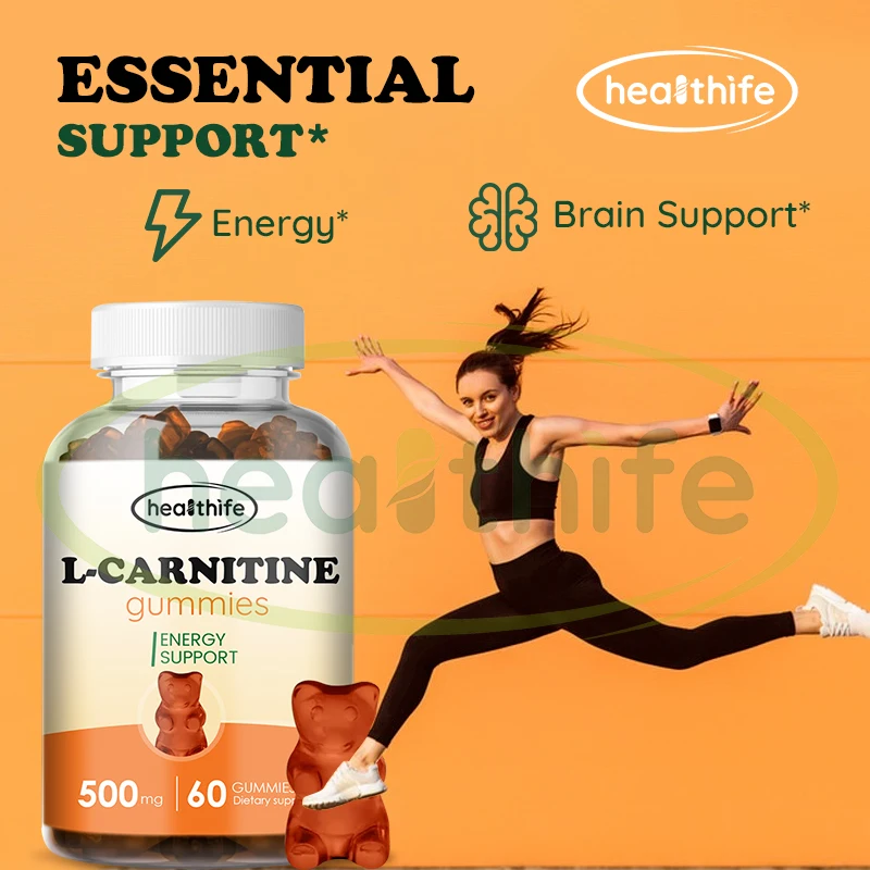 l carnitina gomitas Suplementos Healthife L Carnitine 500mg Gomitas de L-Carnitina