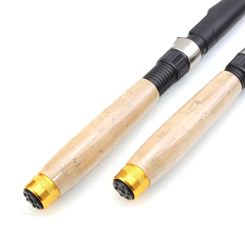 cork handle telescopic fishing rod Portable Spinning Rods, 24T Carbon Blanks & Solid Carbon Tip, Handle, Short Collapsible Rods for Travel-6FT : Sports & Outdoors making it easy for everyone to use White Royal carbon fiber telescopic