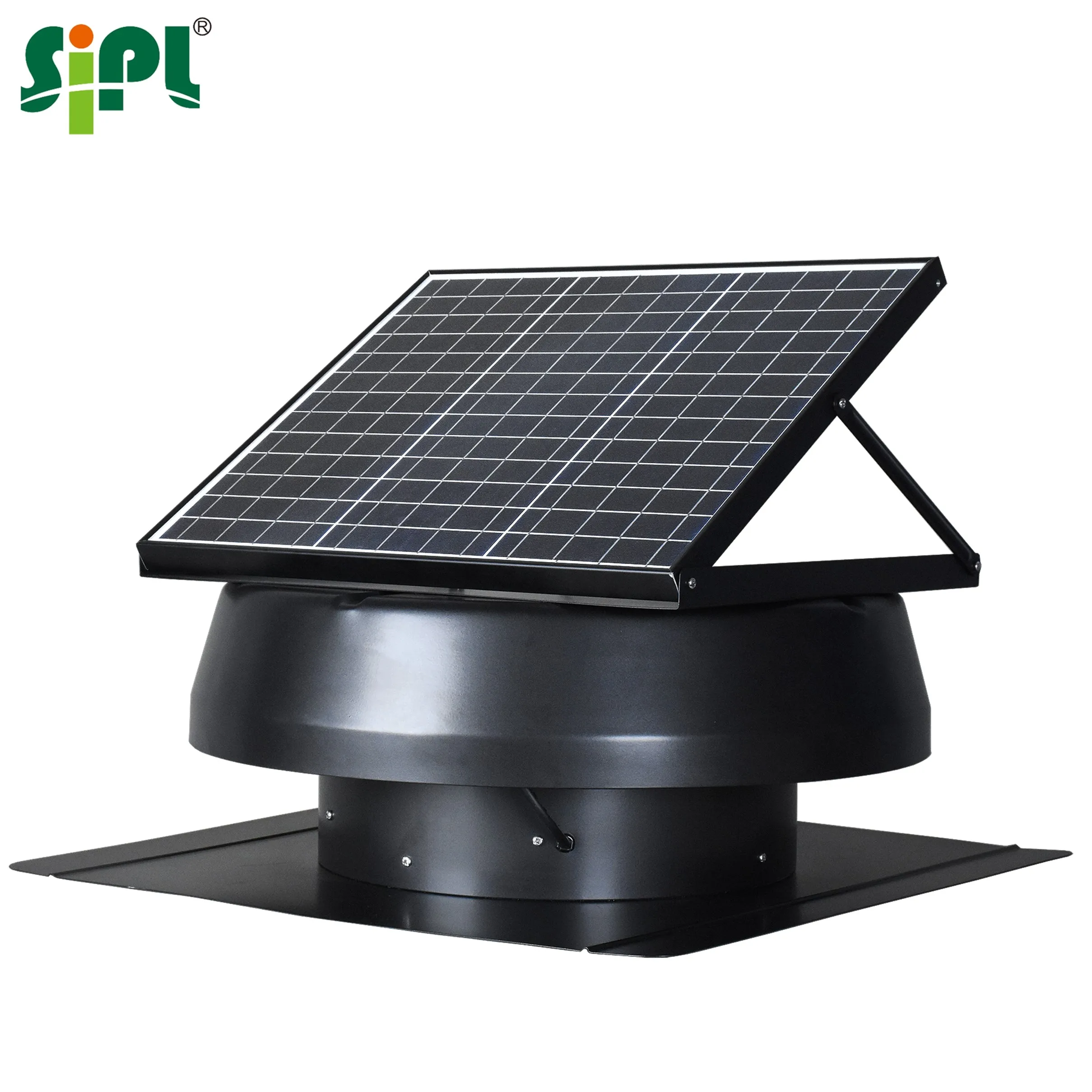 Solar Powered Exhaust Fan Vent Ventilation Stainless Steel f Roof Atti