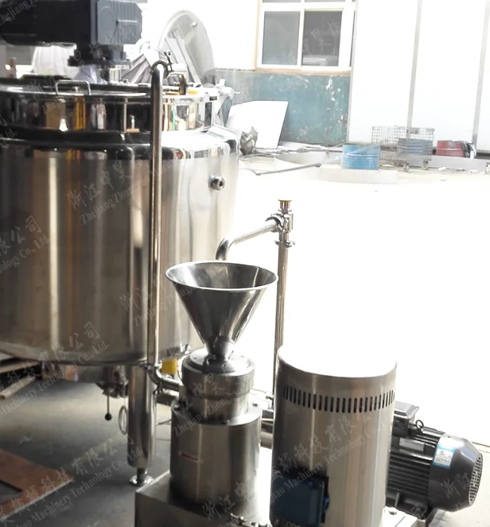 Sanitary  Peanut Butter Making in Line Colloid Mill Grinder