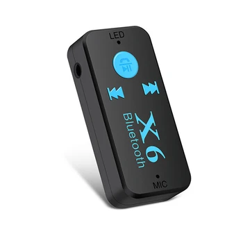 Bluetooth Car Kit AUX 3.5mm Jack Audio Adapter Wireless Bluetooth Stereo Music Transmitter Receiver Handsfree Call