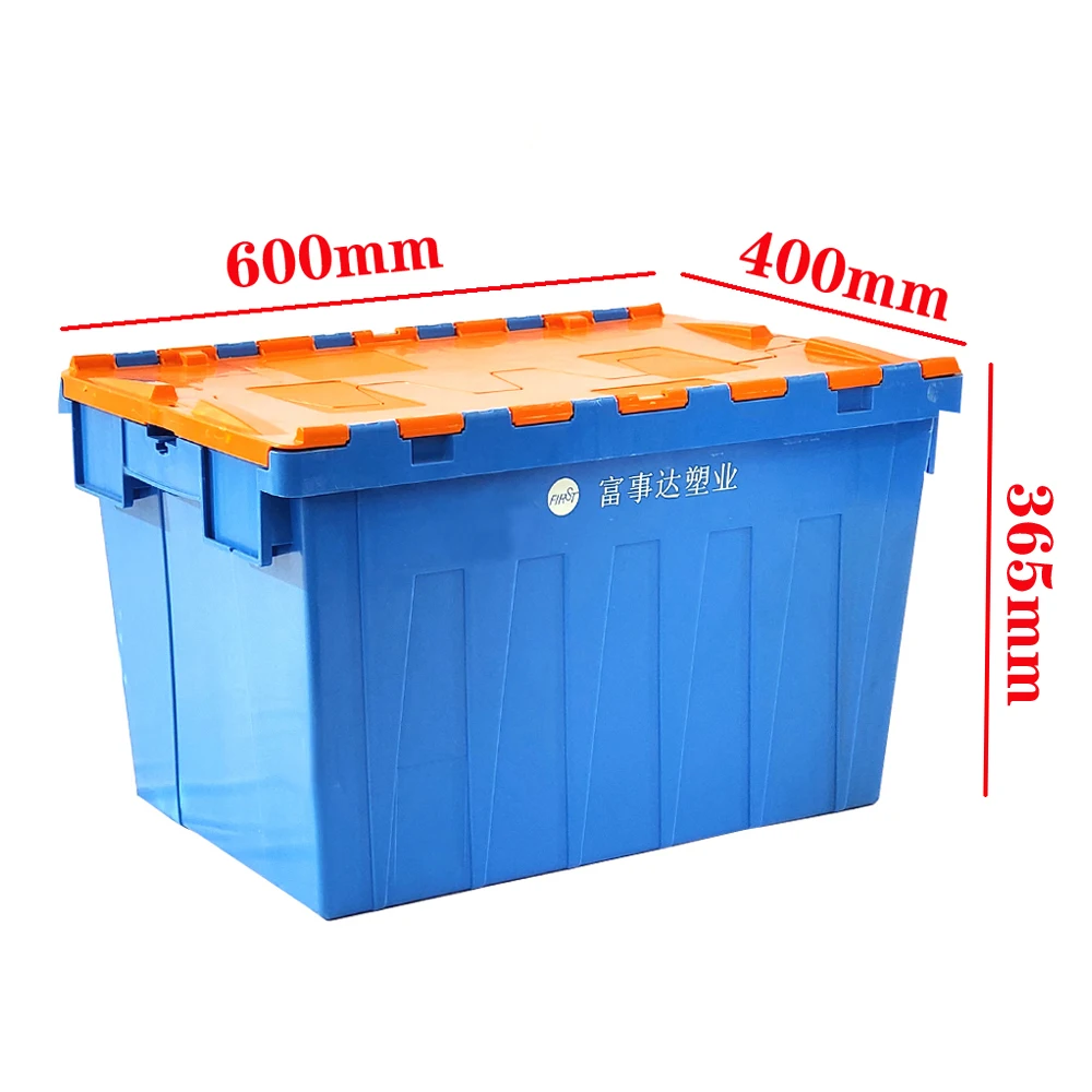 Recyclable Hdpe Plastic Crates Heavy Duty Moving Box Stackable Nesting