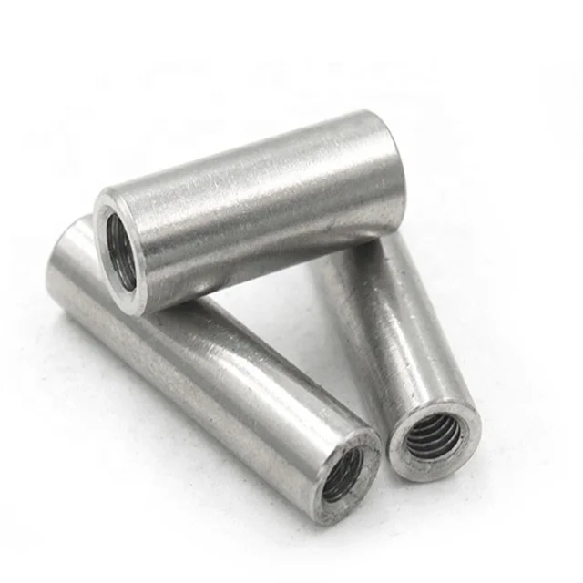 M3 M4 M5 M6 M8 M10 M12 M14 M16 M18 M20 Tornillos Stainless Steel Round Long Coupling Nut