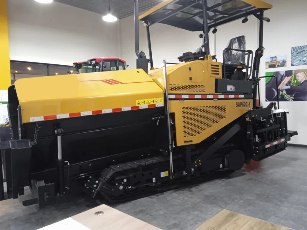 SAP60C-8 Road Paver Machine 6m Asphalt Concrete Paver for Highway & Urban Road Construction
