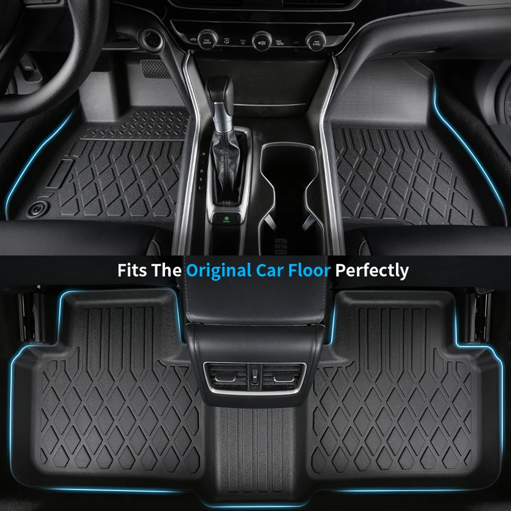 ToughPRO フロアマットセット (前列+2列目) ヒュンダイ・コナに対応 - 全天候型 - 高耐久 - (米国製) - ブラックゴム - 201 TOUGHPRO フロアマット アクセサリーセット (前列 + 2列目) メルセデスベンツ ML350 全天候型 高耐久 (米国製) ブラックラバー  2012 2013 2014 2015