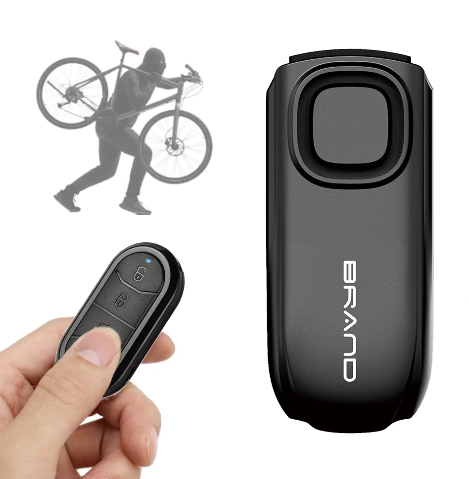 Wireless Anti Theft Burglar Bike Alarm with Remote Control, Waterproof