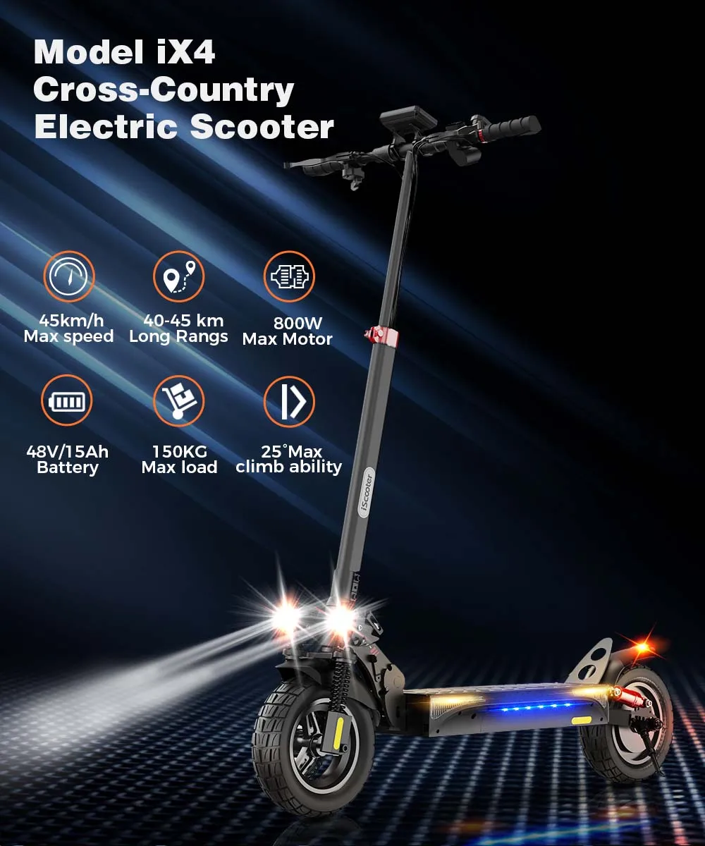 Iscooter 1000w Off Road Electric Kick Scooter Ix3/ix4/ix5/ix6 E Scooter ...