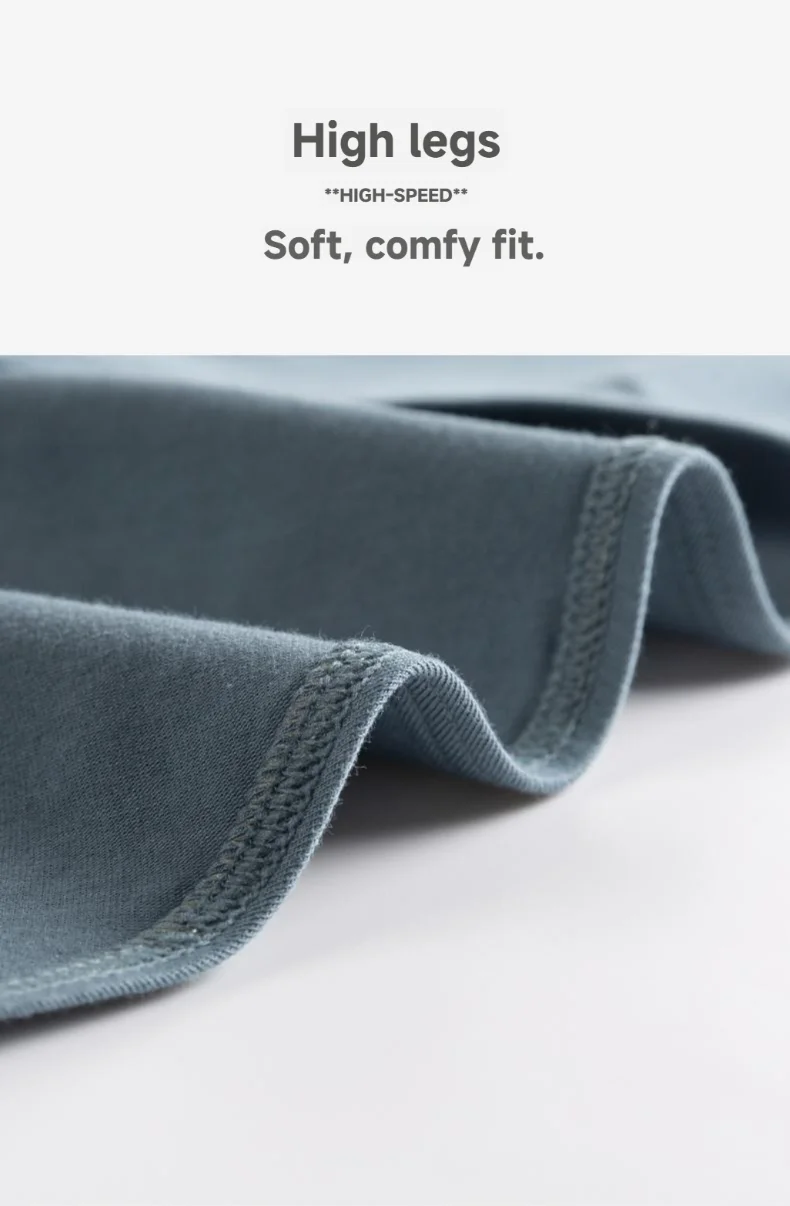 New Arrival Men's Underwear Breathable  Antibacterial Cotton Men's Boxer Briefs Cotton Men's Underpants Custom OEM Supplier