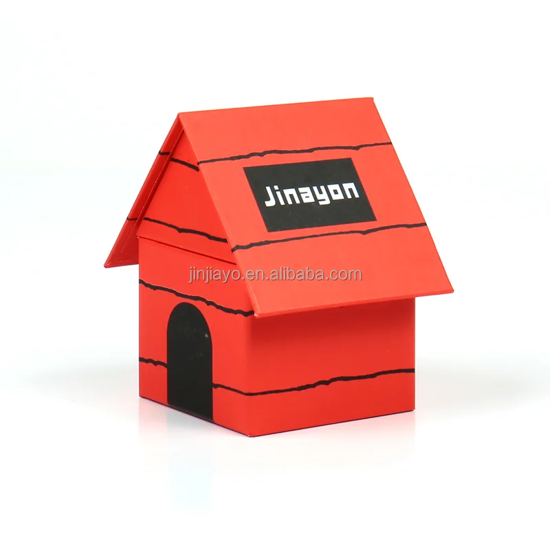 Factory Custom House Shaped Gift Packaging Box with Logo Special Shaped Box Cardboard Empty Candy Chocolate Package Boxes