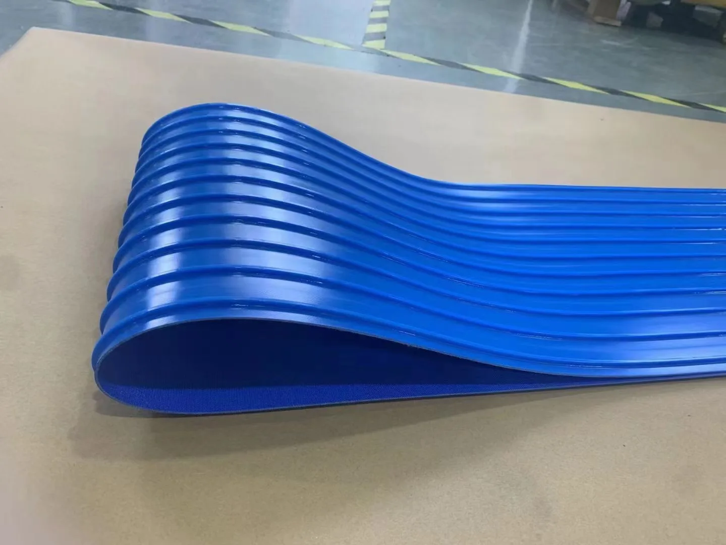 3mm Thick V-shape Pvc Conveyor Belt Rubber Belts With Cutting And ...