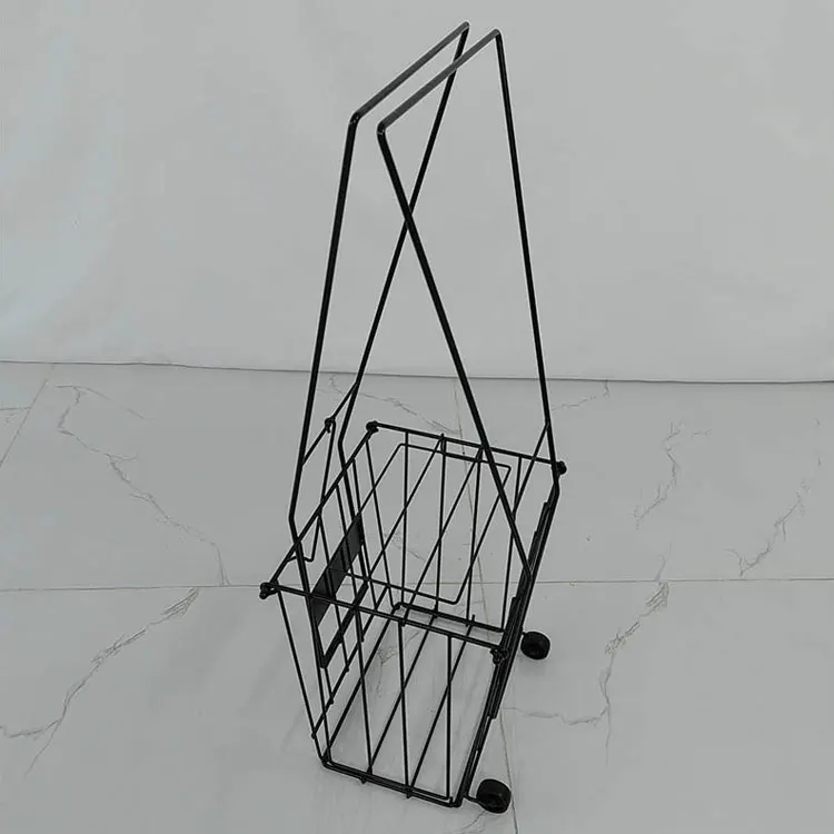 Factory Direct Selling Movable Folding Multi Function Tennis Ball Basket for Tennis Ball Picking